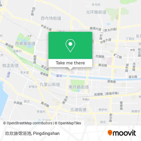 欣欣旅馆浴池 map