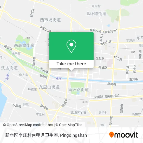 新华区李庄村何明月卫生室 map