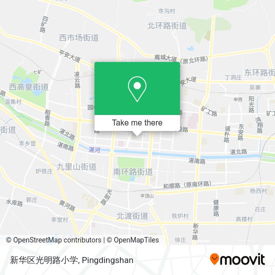 新华区光明路小学 map