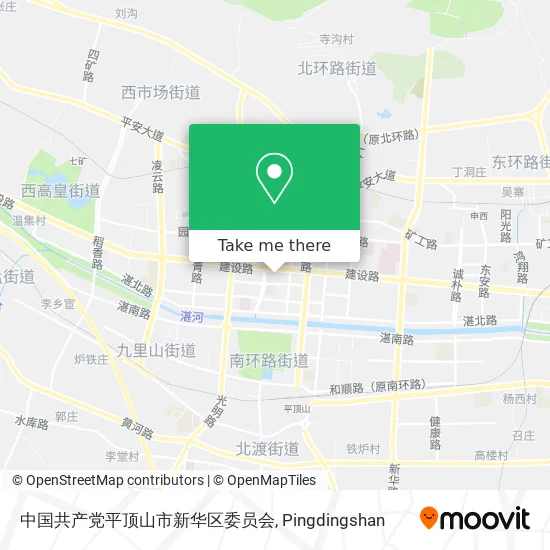中国共产党平顶山市新华区委员会 map