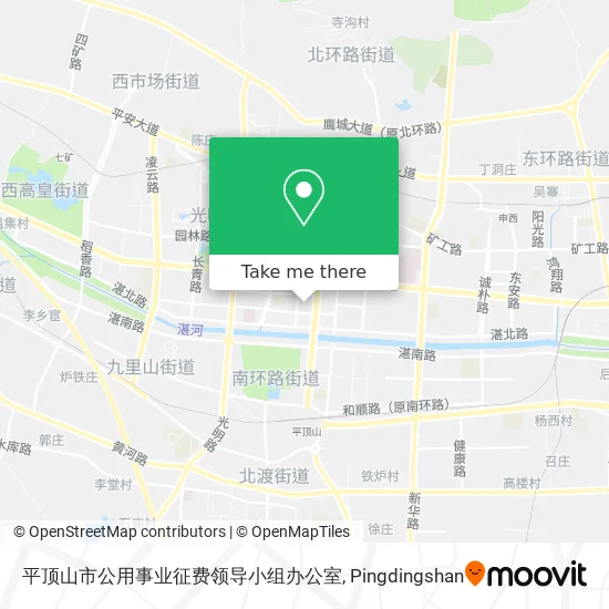 平顶山市公用事业征费领导小组办公室 map