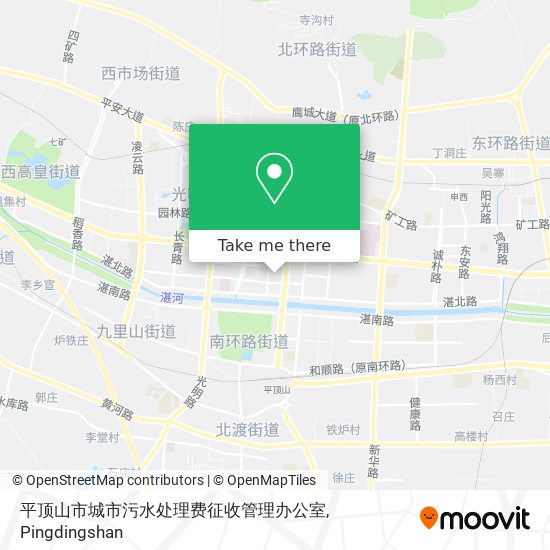 平顶山市城市污水处理费征收管理办公室 map