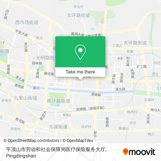 平顶山市劳动和社会保障局医疗保险服务大厅 map