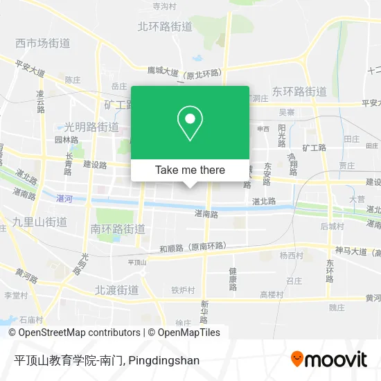 平顶山教育学院-南门 map