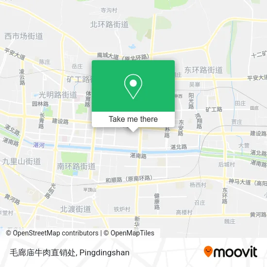 毛廊庙牛肉直销处 map
