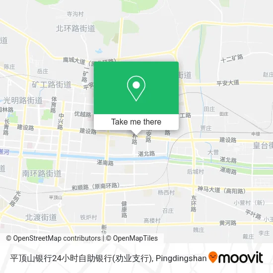 平顶山银行24小时自助银行(劝业支行) map