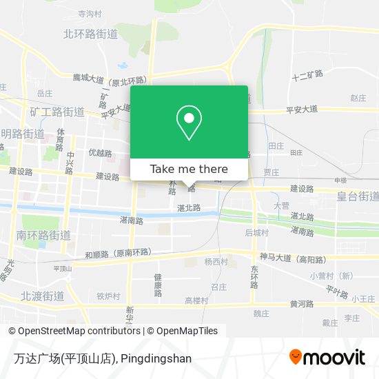 万达广场(平顶山店) map