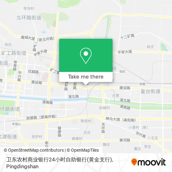 卫东农村商业银行24小时自助银行(黄金支行) map