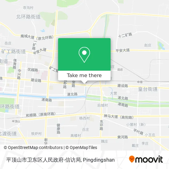 平顶山市卫东区人民政府-信访局 map