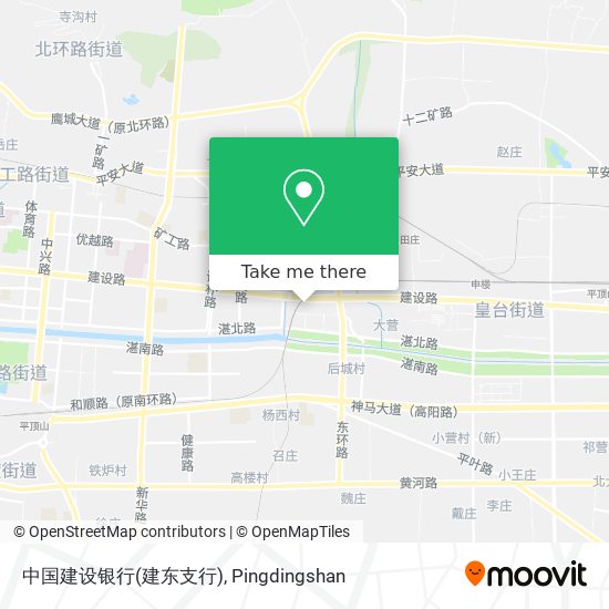中国建设银行(建东支行) map