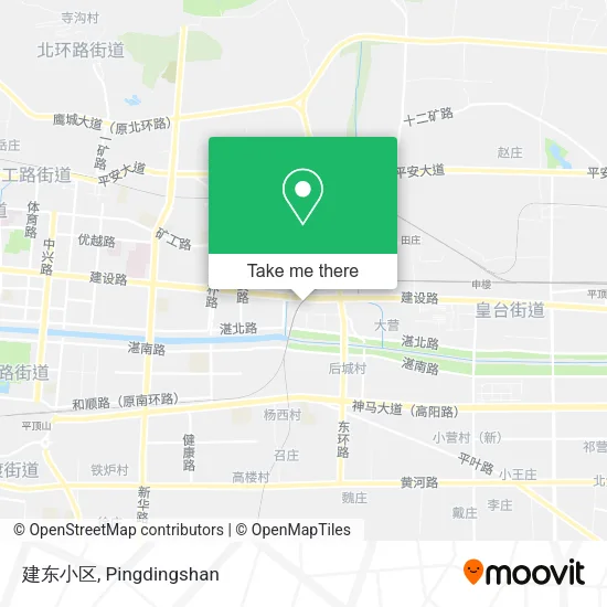 建东小区 map