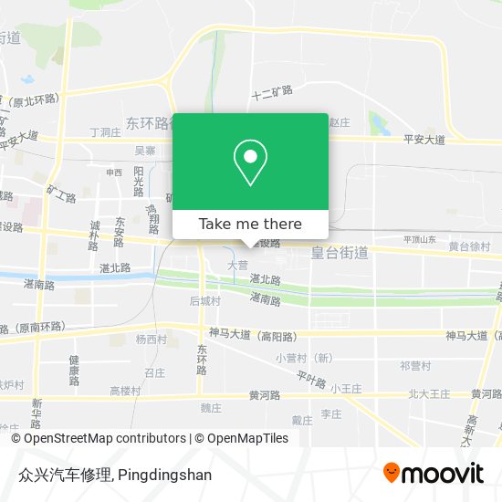 众兴汽车修理 map