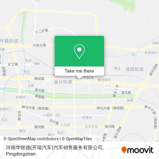 河南华煜德(开瑞汽车)汽车销售服务有限公司 map