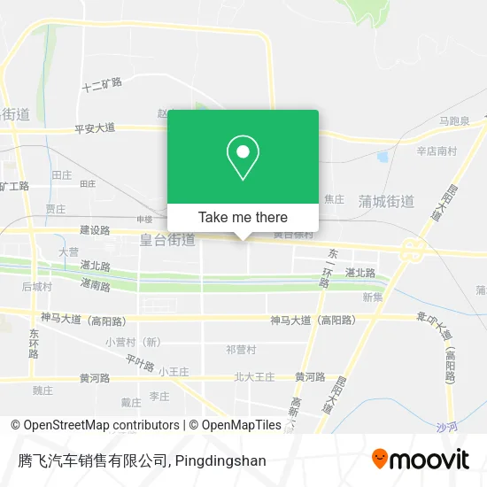 腾飞汽车销售有限公司 map