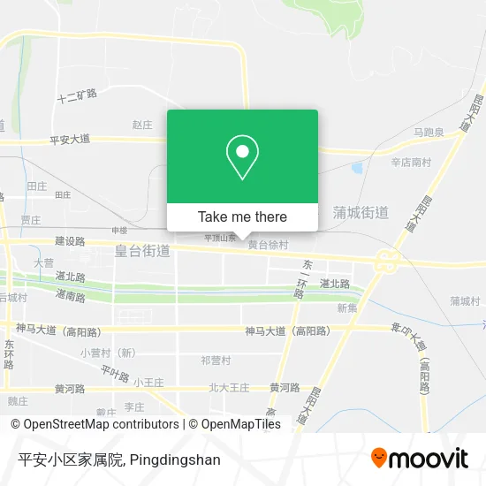 平安小区家属院 map
