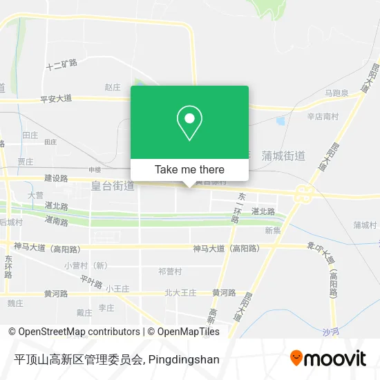 平顶山高新区管理委员会 map