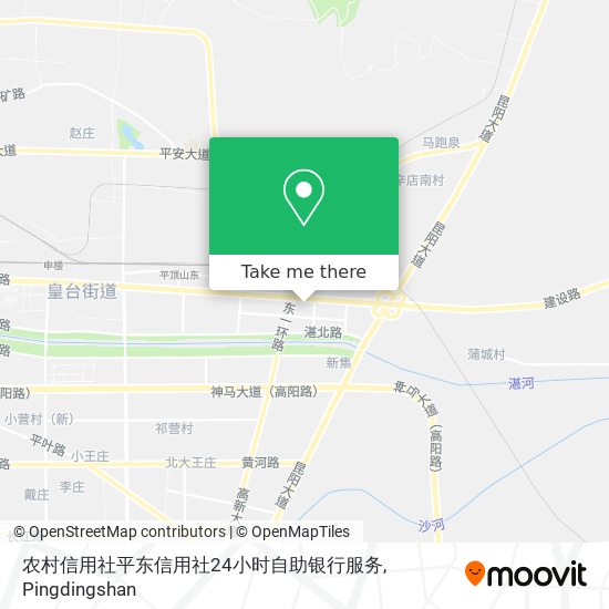 农村信用社平东信用社24小时自助银行服务 map