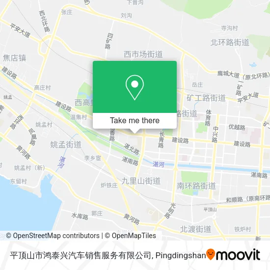 平顶山市鸿泰兴汽车销售服务有限公司 map