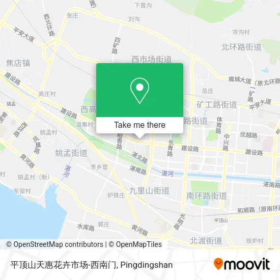 平顶山天惠花卉市场-西南门 map