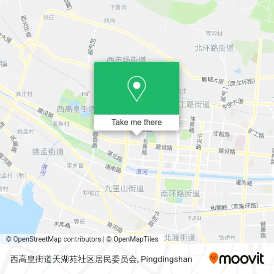 西高皇街道天湖苑社区居民委员会 map