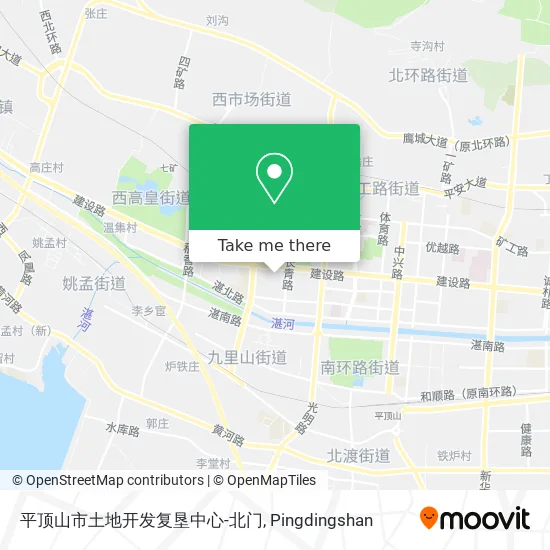 平顶山市土地开发复垦中心-北门 map
