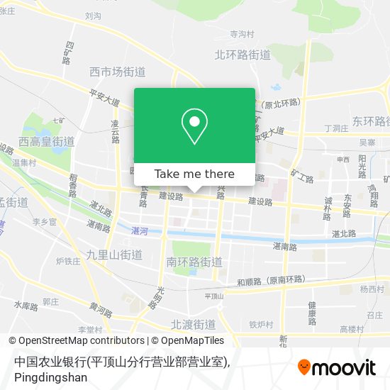 中国农业银行(平顶山分行营业部营业室) map