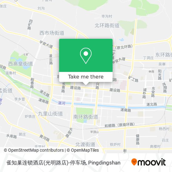 雀知巢连锁酒店(光明路店)-停车场 map