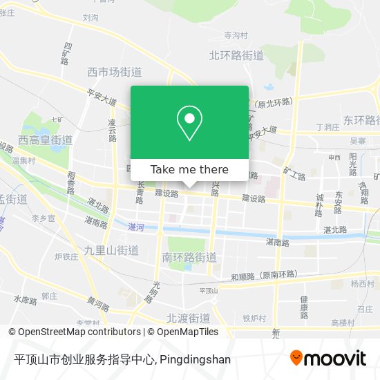 平顶山市创业服务指导中心 map