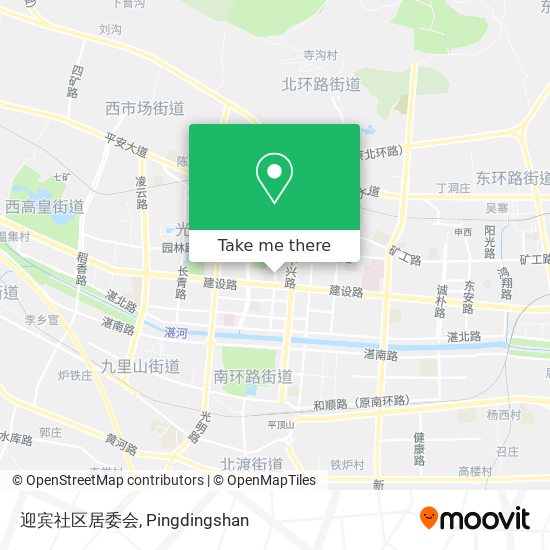 迎宾社区居委会 map
