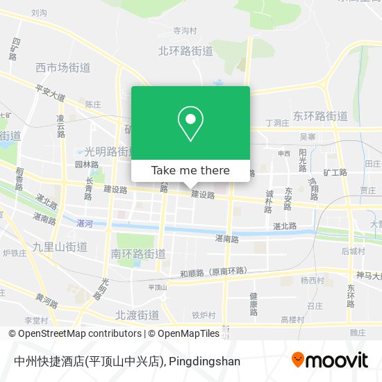 中州快捷酒店(平顶山中兴店) map