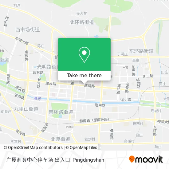 广厦商务中心停车场-出入口 map