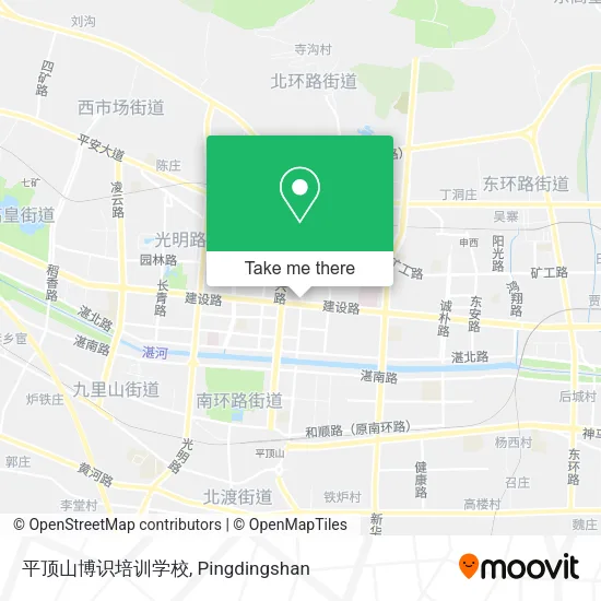 平顶山博识培训学校 map
