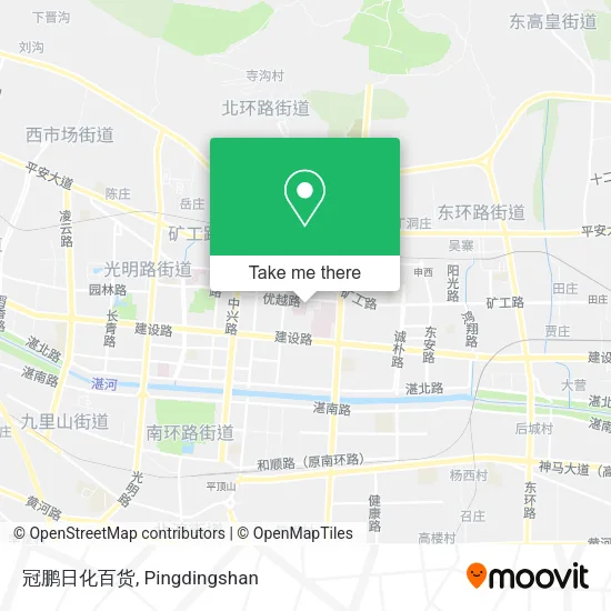 冠鹏日化百货 map