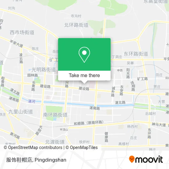 服饰鞋帽店 map