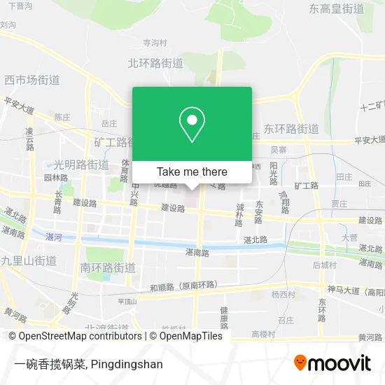 一碗香揽锅菜 map