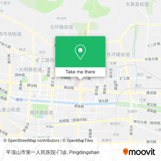 平顶山市第一人民医院-门诊 map