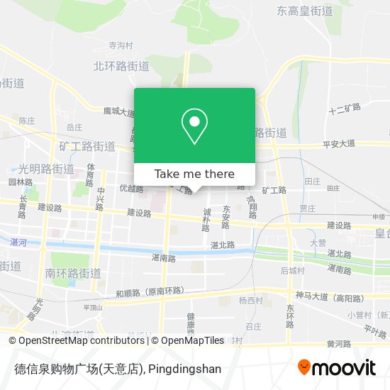 德信泉购物广场(天意店) map