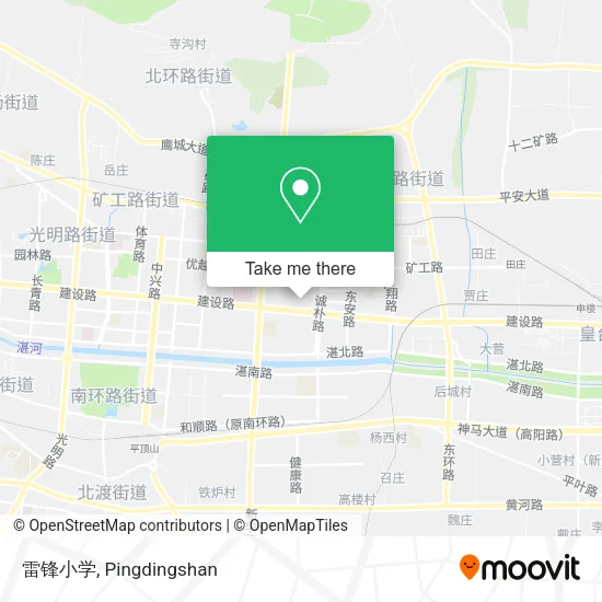 雷锋小学 map