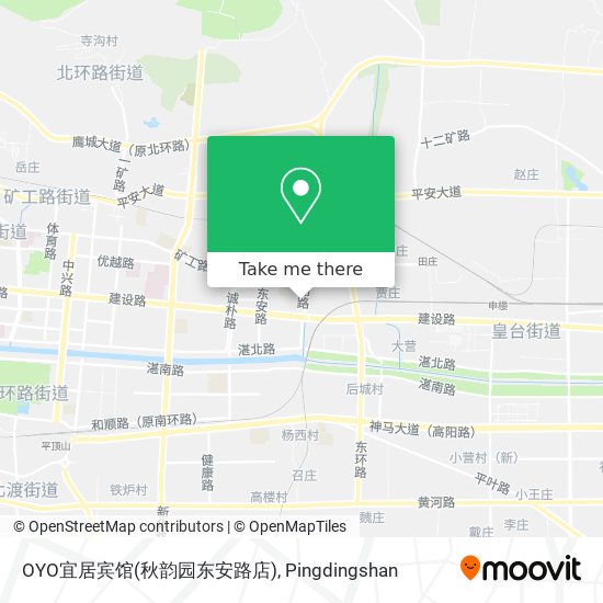 OYO宜居宾馆(秋韵园东安路店) map