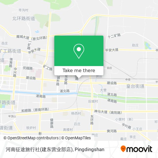 河南征途旅行社(建东营业部店) map