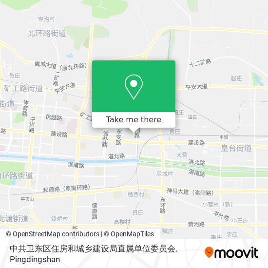中共卫东区住房和城乡建设局直属单位委员会 map