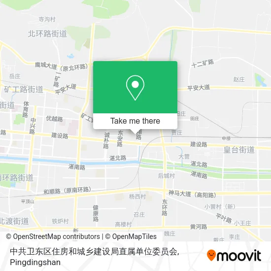 中共卫东区住房和城乡建设局直属单位委员会 map