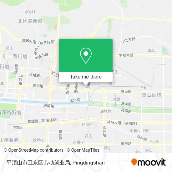 平顶山市卫东区劳动就业局 map