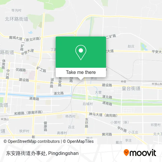 东安路街道办事处 map