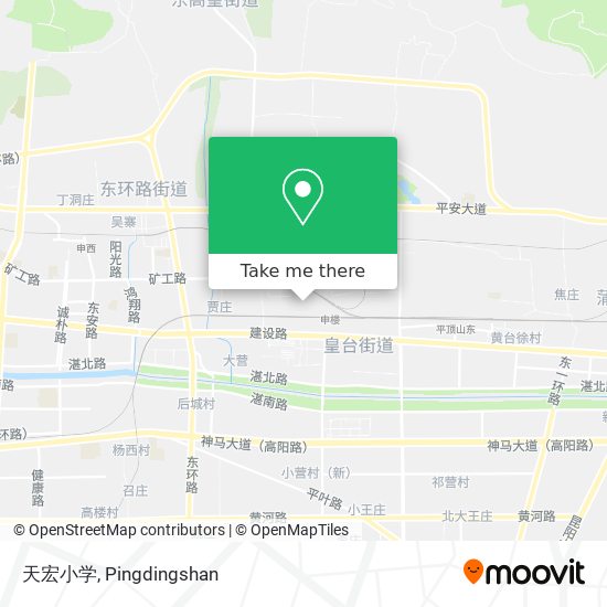 天宏小学 map