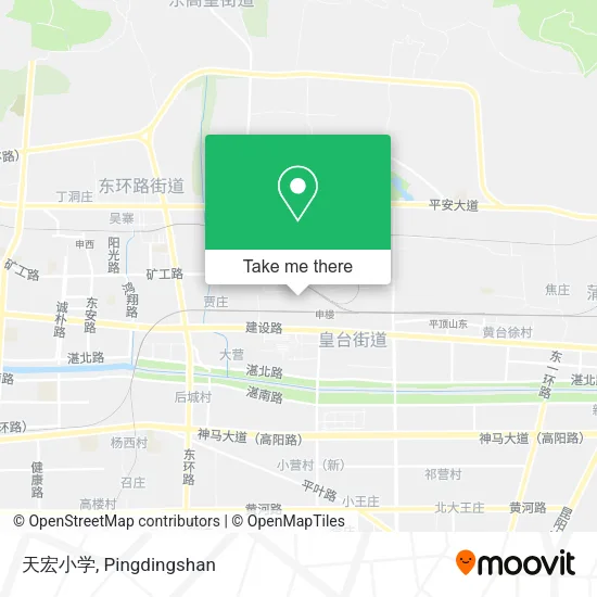 天宏小学 map