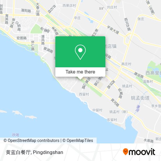 黄蓝白餐厅 map