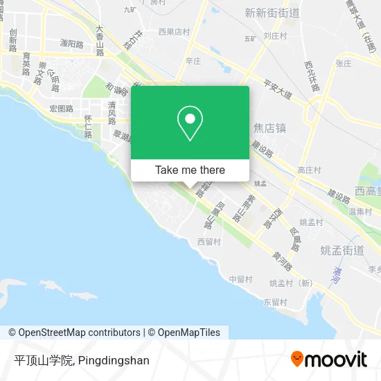 平顶山学院 map