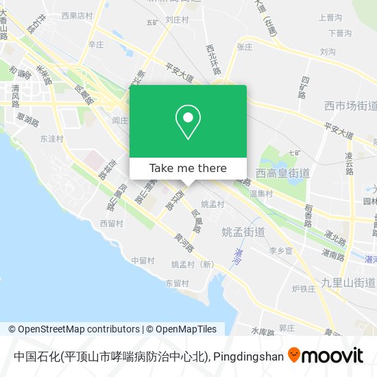 中国石化(平顶山市哮喘病防治中心北) map