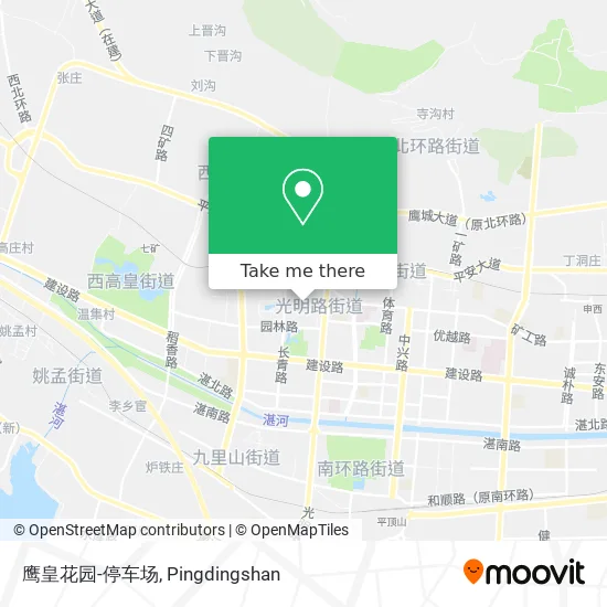 鹰皇花园-停车场 map